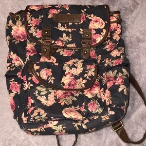 Floral backpack